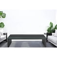 thumbnail image 2 of Pangea Home Vlad Rectangle Modern Metal Coffee Table in Black, 2 of 7