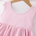 thumbnail image 5 of Cethrio Summer Dresses for Girl 2026, Casual Sleeveless Party Mid-length Birthday Dresses Pink Size 5-6 T, 5 of 7