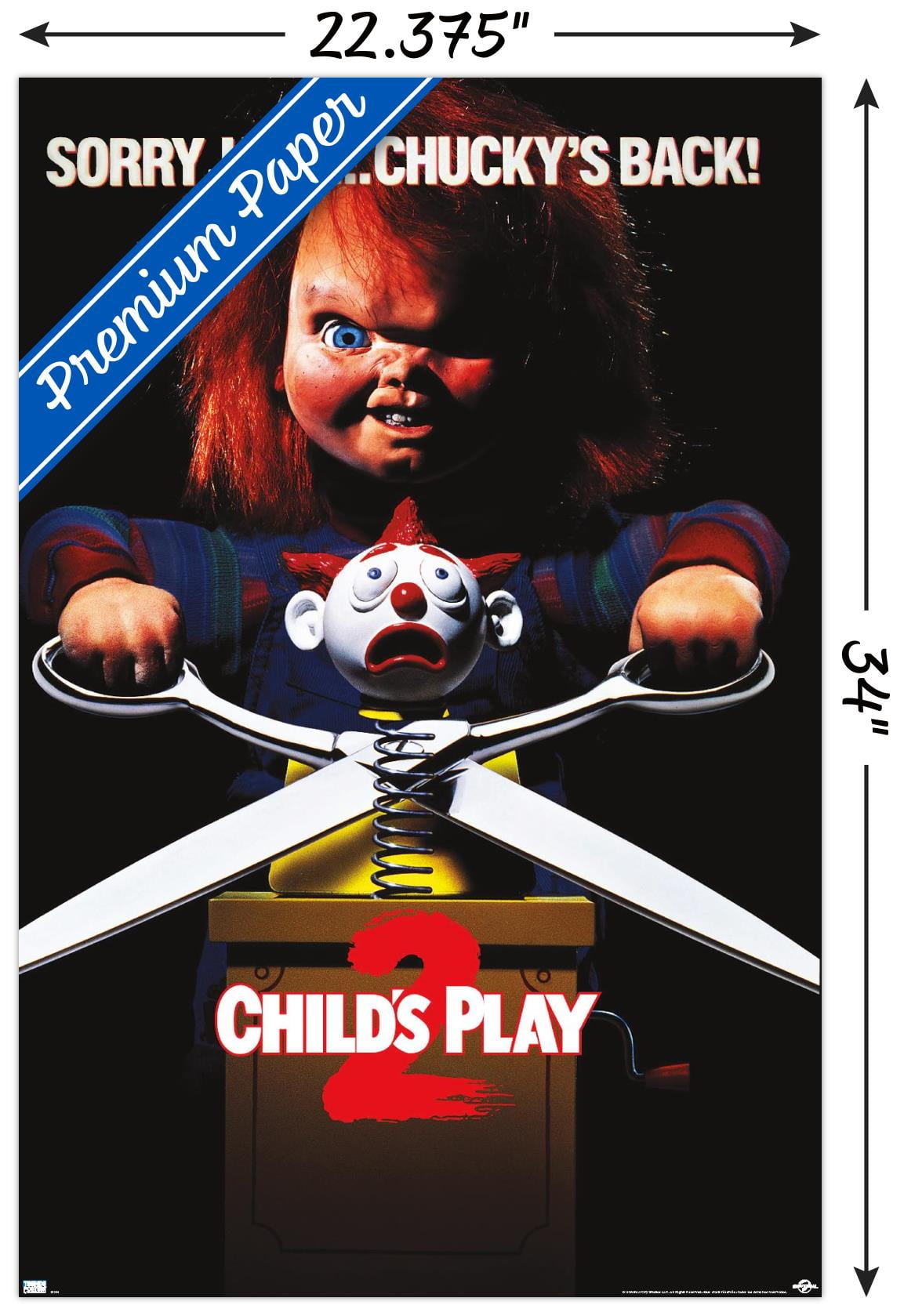 Child's Play 2 - One Sheet Wall Poster, 22.375" x 34"