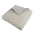 thumbnail image 2 of Levtex Home - Aditya Taupe - Throw - Bordered Medallion - Grey White Taupe - Throw (50x60in.) - Cotton, 2 of 6