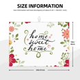thumbnail image 3 of Kdxio Home Sweet Home Floral for Dish Drying Mat,24*18 inch Absorbent Dish Drainer Kitchen Counter,Large Size Dish Drying Pad for Countertops,Draining Racks, 3 of 9