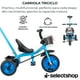 thumbnail image 2 of Triciclo Bicicleta Juguete Para Niños Infantil Cesta Cajuela, 2 of 7