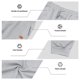 thumbnail image 2 of Ceisia Men Solid Color Corduroy Straight Leg Pants Elastic Waist Drawstring Gift Casual Trousers, 2 of 7