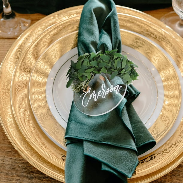 Hemoton 6pcs Napkin Rings Green Leaf Napkin Rings Decor Leaf Farmhouse Napkin Holders