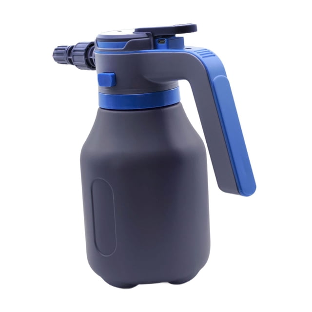 Pulverizador de espuma eléctrico para lavado de coches con USB,con báscula,botella pulverizadora de espuma portátil de 2L para limpieza de vehículos, Púrpura