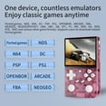 thumbnail image 6 of G350 Handheld Game Console 3.5" IPS Screen Linux System RK3326 Portable Console with 3200mAh Battery, Pink, 6 of 7