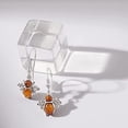 thumbnail image 2 of Mu Bumblebee Earrings in Sterling Silver, 2 of 7