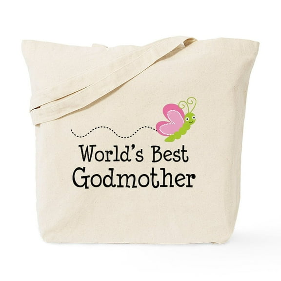 CafePress - Cute Godmother Gift Tote Bag - Unisex Canvas Tote Bag, Beige, 1-Piece