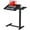 Black, variant on Overbed Bedside Table with Wheels, Mobile Standing Stand Up Rolling Laptop PC, Adjustable Height Tray, Side Computer Workstation for Home Use