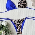 thumbnail image 6 of Tponi Tummy Control Swimsuit Two-Piece Sets Elastic Blue Women Swimsuit Clearance S, 6 of 7