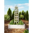 thumbnail image 4 of Vita Classic 14" L x 68" H Ladder Garden Trellis, Vinyl, White, VA68167, 4 of 7