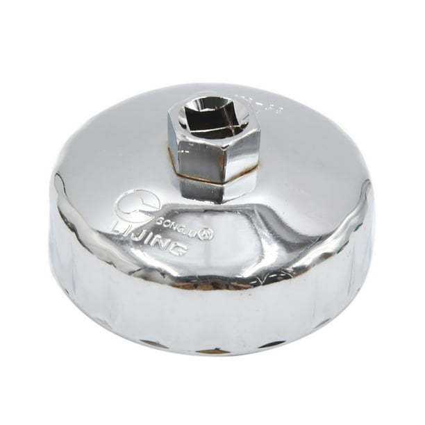 18 Flutes 86mm Inner Dia Stainless Steel Car Oil Filter Wrench Cap Tool