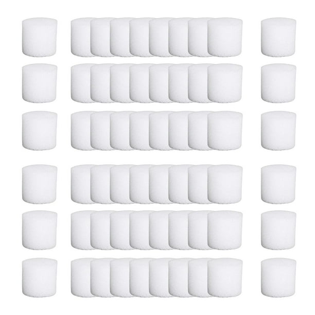 Esponjas blancas multifuncionales para plántulas de cultivo sin suelo para el crecimiento de brotes pequeños 4x3cm 60pcs