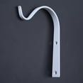thumbnail image 2 of ZPAQI Plant Hanger Shepards Hook - Hand Forged Heavy Duty Wrought Iron Wall Decor, 2 of 16