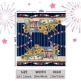 thumbnail image 6 of Summer Sunflower Magnetic Mailbox Covers Standard Size Floral Labor Day Patriotic American Flag Mailbox Post Cover Veteran''s Day Mailbox Decor Waterproof Mailbox Wrap 21 * 18 Inch, 6 of 6