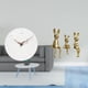 thumbnail image 2 of Reloj de pared decorativo de la familia Silent Bunny, ideal para el hogar, la cocina, la oficina o . Incluye una escultura como adorno centr, 2 of 8
