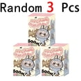 thumbnail image 3 of Anime Figure Labubu Blind Box Have Seat Series Pendant Flocking Model Toy Kawaii Monster Replica Keychai April fool's day gift, 3 of 5