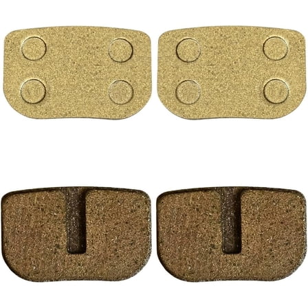 2 Pairs Full Metallic Disc Pads for E-Bikes, Scooters, Mini Bikes, Go-Karts – Compatible with Coleman CT100U, CC100X, Baja DB30