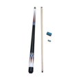 thumbnail image 1 of DYNWAVECA Pool Cue Stick Billiard Pool Stick 1/2 Split Billiard Pool Cue Snooker Cue for Training Competition Bar Practice Cue Starters Club Head 9mm, 1 of 10