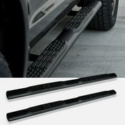 Stehlen 733469497394 5" Oval Side Step Nerf Bars - Matte Black For 2005-2020 Toyota Tacoma Double ( Crew ) Cab