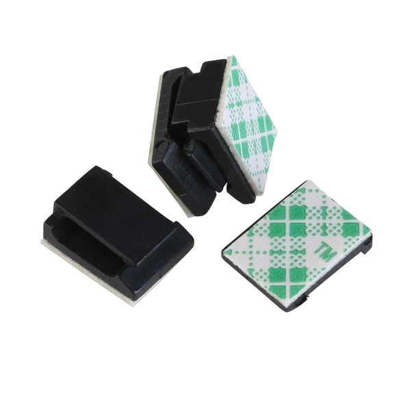 DEMACRIO 100-Pack Plastic Cable Ties for Desk Wire Management, 0.51in x 0.31in x 0.2in, and Easy to Use