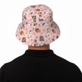 thumbnail image 3 of Cute cat Bucket Hats for Woman Packable Summer Sun Hat Beach Caps For Fisherman Outdoor Travel Hiking, 3 of 5
