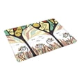 thumbnail image 2 of MKHERT Mysterious Forest with Stylized Trees Grass Flowers and Birds Doormat Rug Home Decor Floor Mat Bath Mat 23.6x15.7 inch, 2 of 3