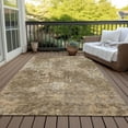 thumbnail image 6 of Addison Rugs Chantille Indoor/Outdoor Transitional Lattice Brown Washable Rectangle Rug, 5' x 7'6", 6 of 6