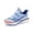 Blue, variant on Krdevn Girls Running Shoes Lightweight Breathable Mesh Sneakers for Kids Comfortable Footwear Non Casual Sports Shoes,Toddler Girl Shoes,Boys Shoes,Size:7-8 Years