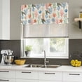 thumbnail image 4 of 2 Pack Summer Ocean Valance for Window Vintage Nautical Sea Turtles Shells Corals Starfish Kitchen Valance Rod Pocket Short Curtain Topper Decorative Window Treatment for Living Room Bedroom 54"x18", 4 of 9