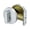 Bright Chrome, variant on Deltana ZDRU15 Elite Keyed Entry Single Cylinder Deadbolt Round Rosette W/Low Profile Brushed Nickel