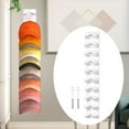 thumbnail image 3 of simhoa Baseball Caps Organizer Cap Display Holder Wall Mounted Compact Modern Stand Hat White, 3 of 5