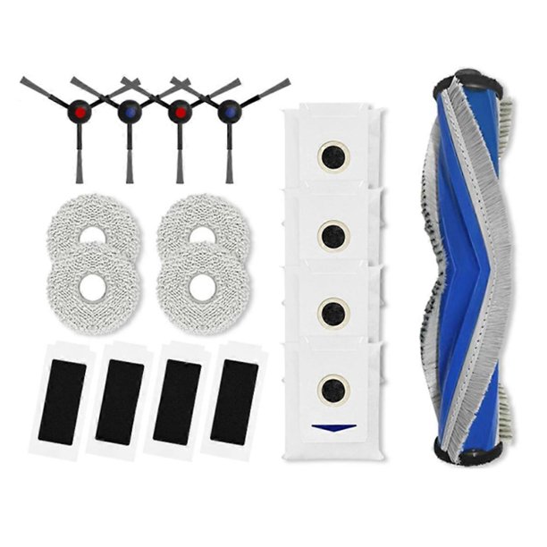 17PCS for T30 PRO OMNI DDX14 / M12 Pro+ Replacement Parts Main Side Brush HEPA Filter Mop Dust Bag