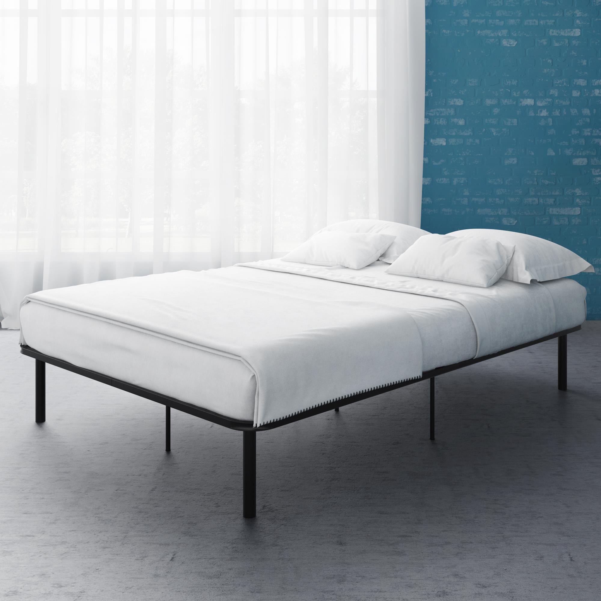 Mainstays Metal Full Platform Bed Frame and Mattress Foundation, Black