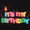 thumbnail image 3 of CafePress - It's My Birthday Letters Women's Dark T Shirt - Women's Traditional Fit Dark T-Shirt, 3 of 4
