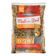 Pennington Medium Bird Everyday Blend Dry Bird Food for Cockatiels, Love Birds; 3 lb Bag (2 Pack)
