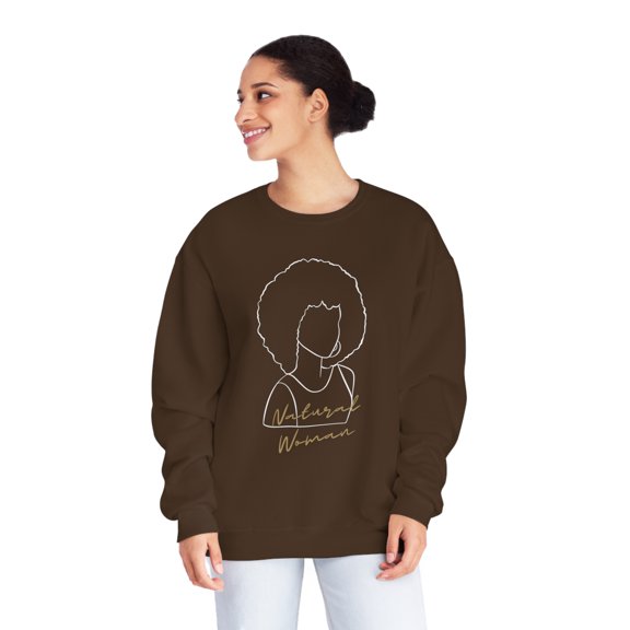 Natural Woman Afro (WL) Crewneck Sweatshirt