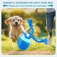 thumbnail image 2 of Interactive Dog Toys, [2025 Newly Upgraded] Interactive Dog Ball for Medium/Large Dogs, Automatic Moving Dogs Toy Wicked Ball for Boredom & Training, Music, USB Rechargeable(Blue), 2 of 7