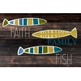 thumbnail image 2 of Allen, Kimberly 18x13 Gold Ornate Wood Framed with Double Matting Museum Art Print Titled - Faith Fish 1, 2 of 4