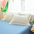 thumbnail image 6 of EGYMEN 1PC Cotton Pillowcase, 19"x29" Breathable Soft Pillow Cover, Cozy Microfiber Cushion Case, Elegant Washable Pillow Shams(Beige), 6 of 6