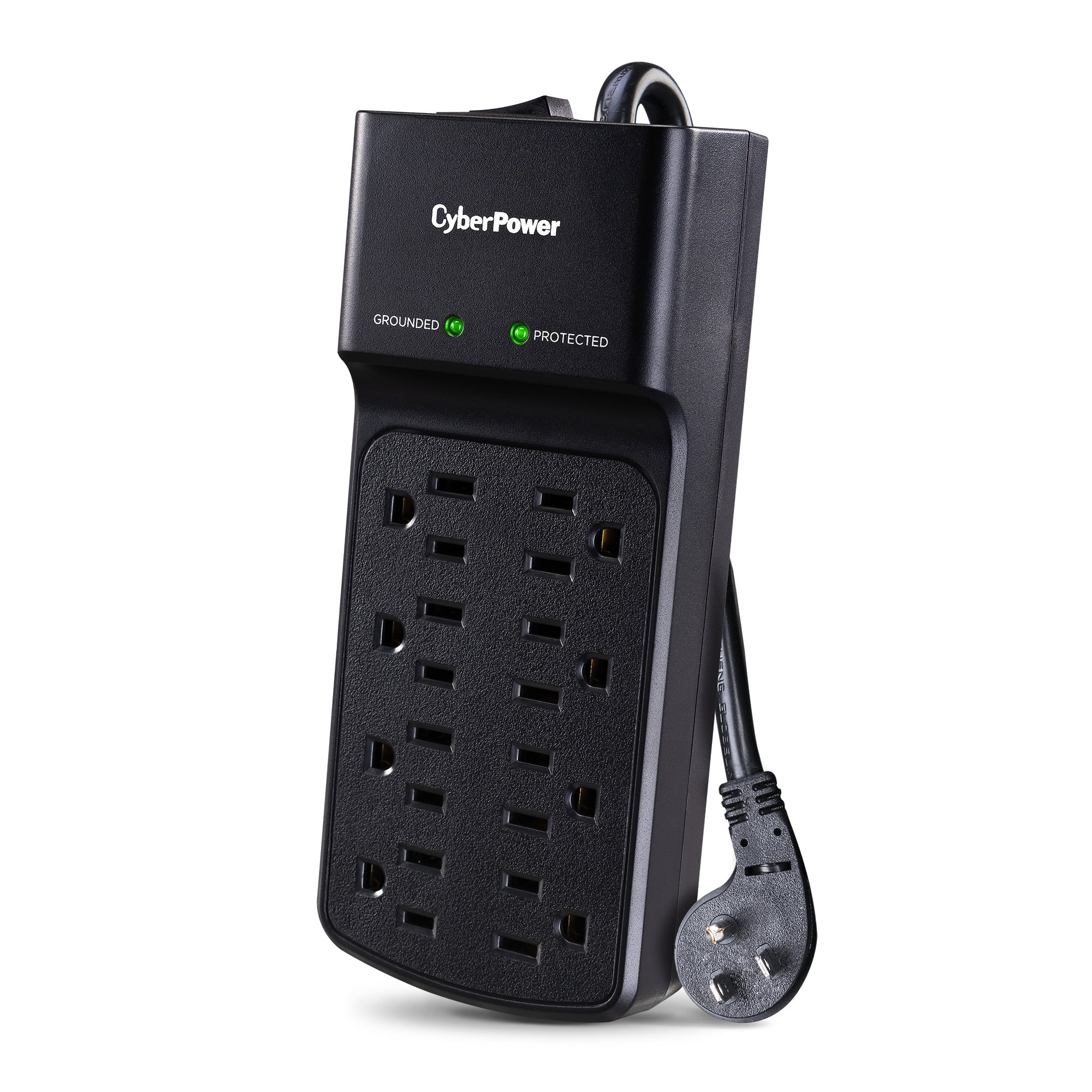 CyberPower B808 - 500 Joule Black Surge Protector with 8 Outlets and 8 ft Cord