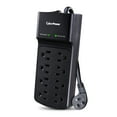 thumbnail image 4 of CyberPower B808 - 500 Joule Black Surge Protector with 8 Outlets and 8 ft Cord, 4 of 7