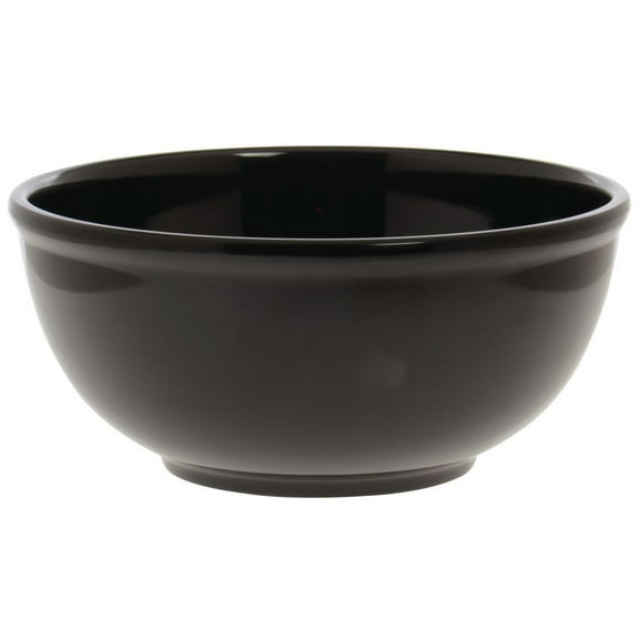 HUBERT® Serving Bowl Black Melamine Plastic - 10 1/2 Dia x 4 1/2 H