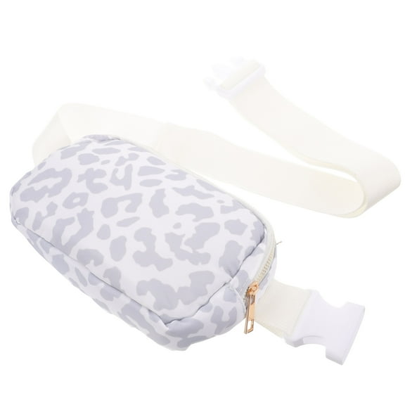 PENIKOKO Sports Style Rectangular Cloth Fanny Pack for Women Hiking Outdoor Travel Waist Bag 8.65x5.11x1.57 inches