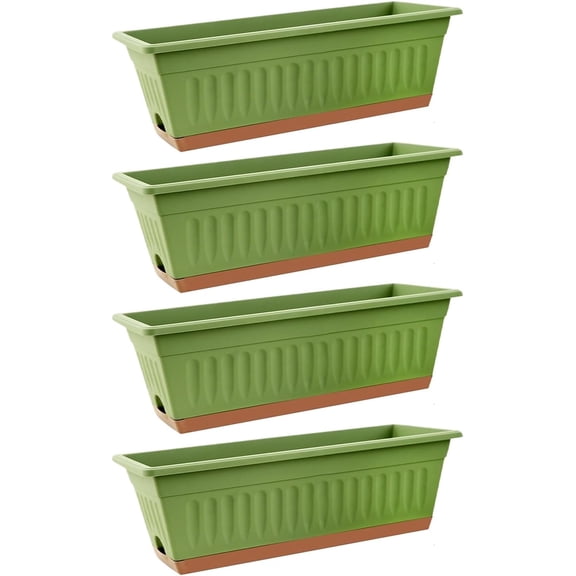 Rectangle Planter Pot for Indoor Outdoor Plants, Vegetables, Flowers, Windowsill, Patio
