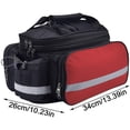 thumbnail image 3 of Bike Pannier - Bolsa Trasera Impermeable para Portaequipajes, Bolsa Trasera Impermeable para Bicicleta, Bolsa Trasera para Maletero de Gran Capacidad, para Ciclismo Deportivo Mtb. Afortunado Sencillez, 3 of 5
