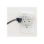 Eaton Tripp Lite Series Protect It! 3-Outlet Surge Protector Direct Plug-In 660 Joules 2 Diagnostic LEDs SK30