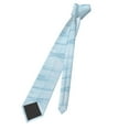 thumbnail image 5 of Naloa Blue Marble Print Solid Color Tie Formal Necktie for Men，Suitable for business, daily life, work, 5 of 5