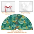 thumbnail image 4 of Lsque Jungle Leopard Print Christmas Tree Skirt, Tree Skirt with Ties or Velcro, Perfect for Holiday Decorations, Halloween, and New Year-30", 4 of 7