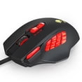thumbnail image 4 of Mistaha Souris de Jeu Filaire Programmable 4000 DPI Souris Ergonomique 18 Boutons Programmables/ 4 Niveaux de DPI Réglables/, 4 of 8